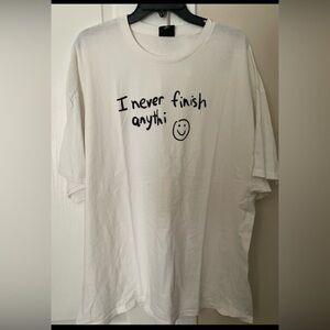 Bogs White Graphic Tee with Playful Text